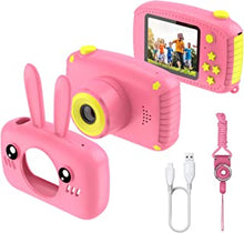 Etparkk ETPARK Children's Camera, Kids Camera Toy Gifts Video Recorder Shockproof 2 Inch HD Screen 1080P Boys and Girls Gifts Toy for 3 to 12 Years Old