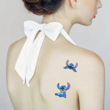 Temporary Tattoos for Kids, 8 Sheets Cartoon Stitch Temporary Tattoo Stickers, Fake Tattoos Temporary Waterproof for Kids Men Women Party Bags Fillers Favors