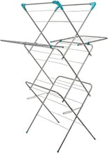 Guaranteed4Less Clothes Airer 3 Tier With Wings Laundry Dryer Concertina Indoor Outdoor Patio Drier Horse