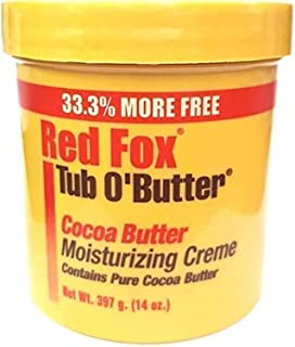 Red Fox Tub-O-Butter Jar 10.5oz