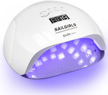 UV LED Nail Lamp For Home Salon, NAILGIRLS Professional 150W Gel Polish Nail Dryer Curing Lamps With 4 Timer Presets, Auto Sensor, Detachable Base, Nail Art Tools for Fingernail and Toenail