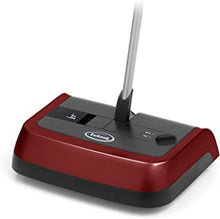 Ewbank 830UKR Evo3 Manual Floor and Carpet Sweeper, Lightweight Multi Surface Cleaner with High Level Pickup both Forwards and Backwards - Red