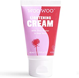 WooWoo Skin Lightening Cream for Evening Out Skin Tone - Intimate Natural Bleaching Lightening Cream for Female & Male Private Areas - Bikini Dark Spot Removal - Women Body Parts Brightening - 40ml