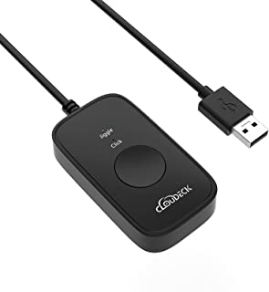 Cloudeck Mouse Jiggler, USB Port Driver-Free Mouse Mover and Auto Clicker 2 in 1, Undetectable by IT Department, Simulate Mouse Movement to Prevent Computer into Sleep Mode