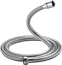 GRIFEMA COMPLENTO-G851 1/2 Inch 1.5m Shower Hose Made of Stainless Steel, Anti-Kink & Anti-Explosion and Leak Proof Hose Pipe, Silver/Chrome