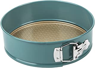 Prestige - Nadiya - Springform Cake Tin - Bakeware - Non Stick - PFOA Free Interior - Dishwasher, Oven and Fridge/Freezer Safe - 23cm / 9inch Gold/Blue