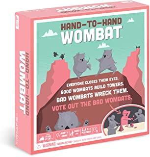 Hand to Hand Wombat by Exploding Kittens - Card Games for Adults Teens & Kids - Fun Party Games (WMBT-CORE-4)