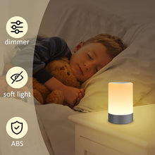 G Keni Nursery Night Light for Baby, LED Bedside Touch Sensor Night Lamps for Kids Breastfeeding and Sleep Aid, USB Rechargeable Nursery Lights with Dimmable, Memory Function, Warm Light