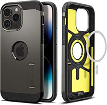 Spigen Tough Armor MagFit Case Compatible with iPhone 14 Pro - Gunmetal