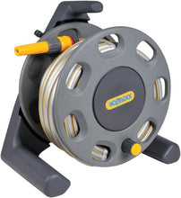 Hozelock Ltd Compact Hose Reel with 25m hose with Connectors, Multicolour