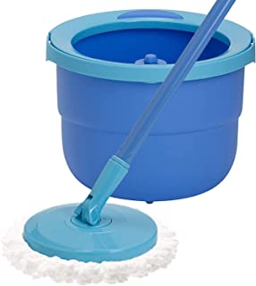 Spontex Full Action System Spin Mop and Bucket with Extra Microfibre Refill