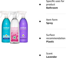 Method Mixed Pack Spray All Purpose Surface & Bathroom Cleaner Set of 3 Bottles, Colors May Vary