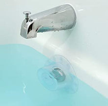 SlipX Solutions Bottomless Bath Overflow Drain Cover Adds Inches of Water to Tub for Warmer, Deeper Bath (Clear, 4" Diameter)