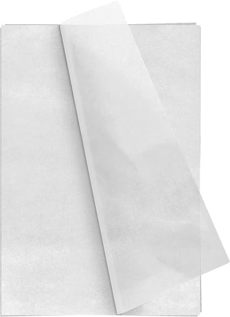 Tissue Paper 30 Sheets, YUNJU Gift Wrap, MF and Acid Free, Large 20 X 30" Size, Wrapping Decorative Sketch and Cutting Paper for Art Craft & Packing - White