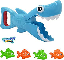 Baby Bath Toys Swimming Pool Shower Gifts Fun Bath Baby Toy for 1,2,3+ Year Olds Boy Girl Toddler Summer Bathtub Water Toys Shark Grabber Toy Fish Game Set Bath Toys No Mold for Kids Ages 3 4 5 6 7 8