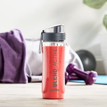 Breville Blend Active Bottle (600ml)  Clear Smoothie Bottle  Leak Proof  Grey Lid [VBL247]