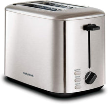 Morphy Richards 222067 Brushed Equip 2 Slice Stainless Steel Toaster, 800 W, Brushed