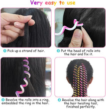 SwirlColor 6 PCS/Set Women Girl Hair Styling Twister Clips Braider Tool DIY Accessories