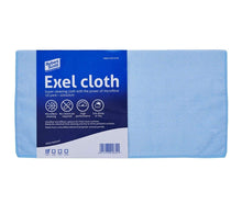 Lint Free Microfibre Exel Super Magic Cleaning Cloths for Polishing, Washing, Waxing and Dusting. Cleaning Accessories, Blue (Pack of 10)