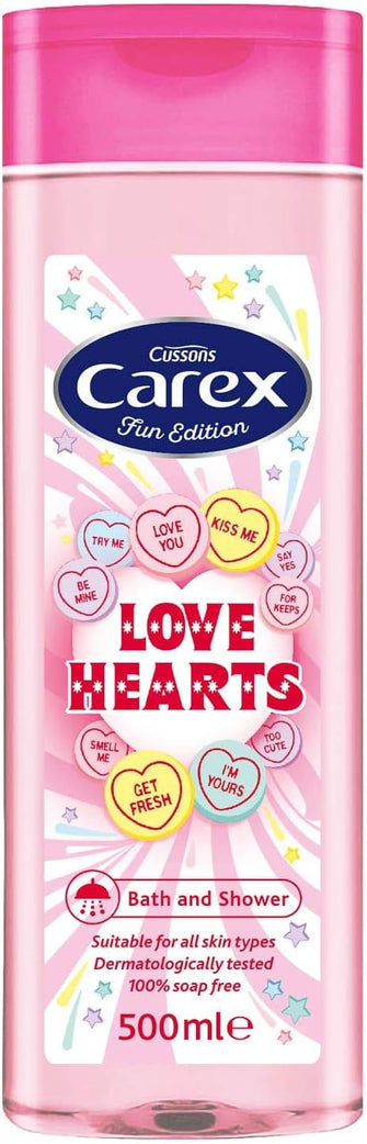 CAREX SHOWER & BATH - LOVE HEARTS