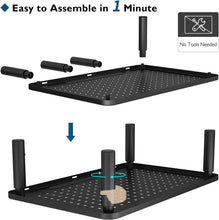BONTEC Monitor Stand Riser, 3 Height Adjustable Monitor Stand for Desk, Computer Monitor Riser Stand with Mesh Platform for Laptop, Computer, iMac, PC up to 20KG, Cable Ties Included