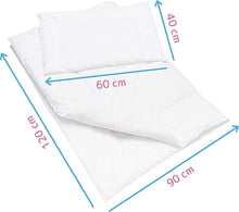 Baby Comfort Duvet and Pillow Set 120x90 cm for Baby Cot Bed