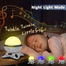 Moredig Baby Night Light Projector, Night Light Kids Projector with 12 Music, Remote Star Light Projector with Timer, 8 Lighting Modes, Birthday Children's Day Gifts for Baby - Black White