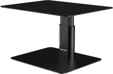 BoYata Monitor Stand Riser, Metallic Adjustable Height Desktop Stand Storage Organizer Compatible with Display, Computer, Laptop, iMac, TV, PC, Printer and All Screen Display