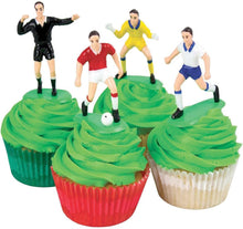 PME FS009 Football / Soccer Toppers for Cake and Cupcakes Set of 9, 10 x 4 x 6.3 cm