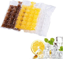 2 Pack 480 Ice Cubes Disposable Ice Bag Seal Ice Bags Freezing Maker Ice Mould Freezer Bags