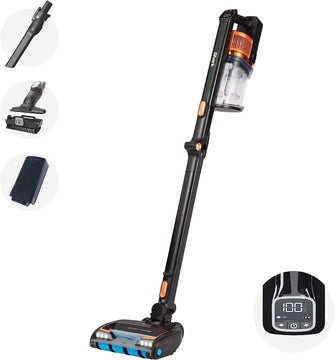 Shark Cordless Stick Vacuum Cleaner [IZ300UK] Anti Hair Wrap, PowerFins, Single Battery, Black & Copper