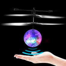 Flying Ball Toys Globe Shape Magic Controller Mini Drone with Colorful Lights Spinner