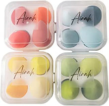 Beauty Blenders (Pack of 4) Makeup Sponges with Sponge Holder Case, Face Moisturiser Protective, Best Powder Puff & Makeup Sponges in Market, 100% Latex-Free Beauty Blender