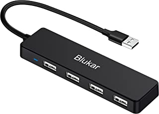 iSOUL USB Hub, 4-Port Ultra-Slim USB 2.0 Hub Portable High speed