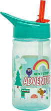 Hey Duggee Adventure Water Bottle with Flip up Straw 380ml Official Merchandise by Polar Gear  Kids Reusable Non Spill BPA Free - Recyclable Plastic  For School Nursery Sports Picnic  Green