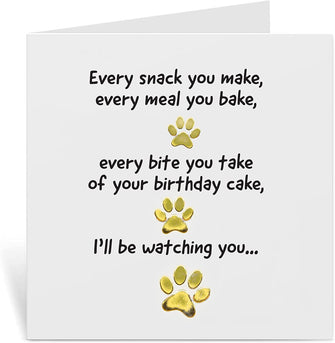 GoDoggy UK's Funny Dog birthday card - Make their birthday 'pawfect'! - For Fur Baby Mums and Dads - This card is sure to make any dog lover's day. Guaranteed to bring a smile & wag to their tail