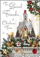 Jonny Javelin Special Friends At Christmas Time Card - Festive Mantelpiece