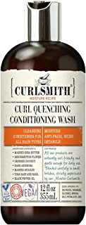 Curlsmith Curl Quenching Conditioning Wash - Vegan Cowash 2 in 1 Conditioner and Shampoo for Wavy, Curly and Coily Hair (350ml)