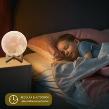 ACED Moon Lamp 2023 Upgrade with Timing 3D Printing Moon Night Light 16 Colours 15cm with Wooden Stand Remote & Touch Control and USB Rechargeable Gift for Girls Boys Kids Women Men Birthday