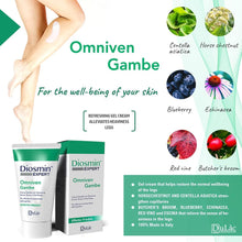 Varicose Veins Treatment for Legs Dulc - Varicose Veins Cream with Diosmin, Horse Chestnut - Restless Legs, Spider Legs, Swollen Legs Relief - Cooling Leg Gel Made in Italy