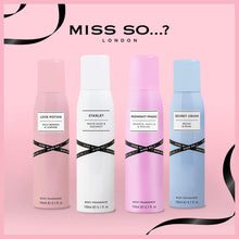 Miss So Womens Secret Crush Peony & Musk Body Mist Fragrance Spray 150ml