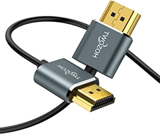 Twozoh Ultra-Thin HDMI to HDMI Cable 10M, Hyper Slim HDMI 2.0 Cable, Extreme Flexible 4K HDMI Cord Support 3D/4K@60Hz, 2160P, 1080P