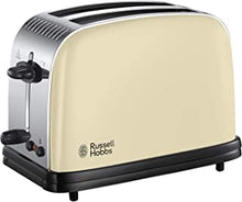 Russell Hobbs 23334 Stainless Steel 2 Slice Toaster, Cream