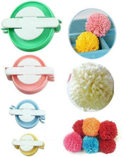 Abomoy Pom Pom Maker,Pompom Makers Handmade Pom Pom Tool Making Christmas Toy Crafts Set DIY Fluff Ball Bobble Weaver Needle Knitting Wool