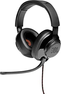 JBL Quantum 300 Wired Over-Ear Gaming Headset with Microphone, Multi-Platform Compatible, in Black