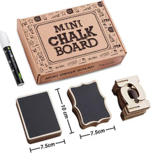 Mini Chalkboard Signs: Best Mini Blackboards with Stand  Perfect Erasable Rectangle Chalk Boards for Menu on the Table  Great Message Board for Wedding & Birthday Parties  20 Pcs