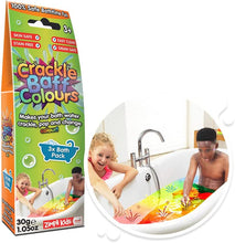 Crackle Baff Colours from Zimpli Kids, 3 Bath Pack, Magically makes your water Crackle, Pop & Change Colour, Birthday Gift for Children, Outdoor & Indoor Multi-Sensory Toy, Bath Toys for Boys & Girls