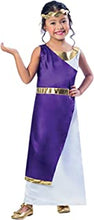 amscan Girls Elegant Roman Girl Toga Book Week Fancy Dress Costume