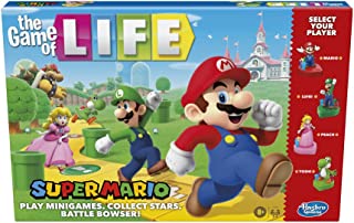 Hasbro Gaming The Game of Life: Super Mario Edition Board Game for Children Aged 8 and Up