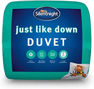 Silentnight Just Like Down Duvet - Luxury 13.5 Tog Winter Warm Thick Bed Quilt Feels Like Down Duvet - Double